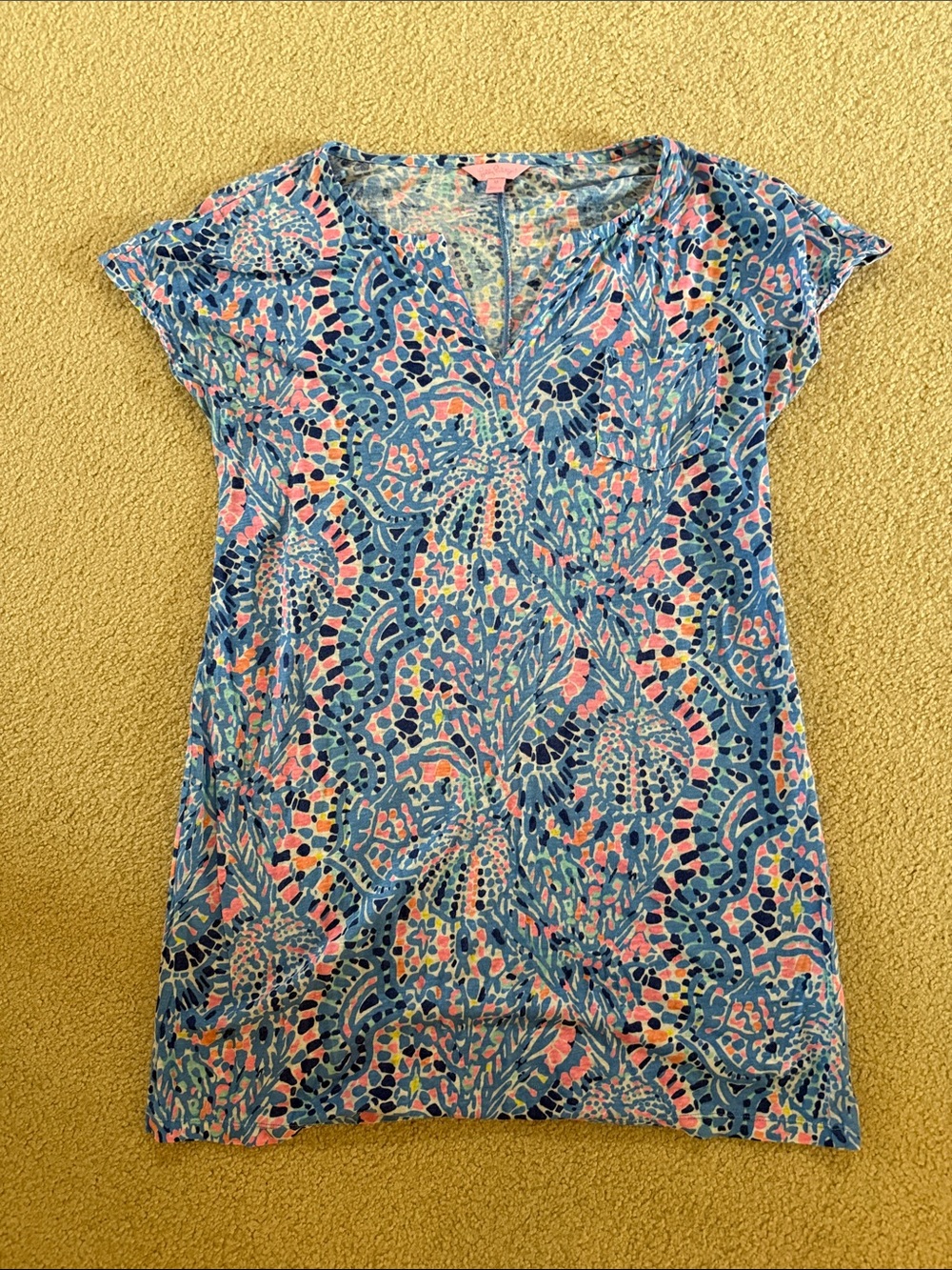 Lilly Pulitzer Duval Mini-Dress in Tic Tac Tile